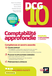 E-Book DCG 10 - Comptabilité approfondie - 13e édition - Manuel et applications