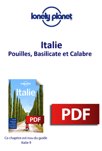 Livre numérique Italie - Pouilles, Basilicate et Calabre