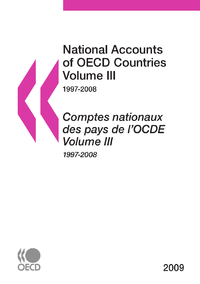 Electronic book Comptes nationaux des pays de l'OCDE 2009, Volume IIIa, Volume IIIb