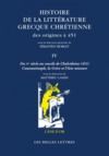 Livre numérique Histoire de la littérature grecque chrétienne des origines à 451, T. IV