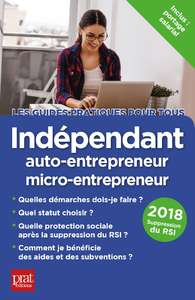 Livre numérique Indépendant, auto-entrepreneur, micro-entrepreneur 2018