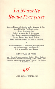 Livre numérique La Nouvelle Revue Française N° 248