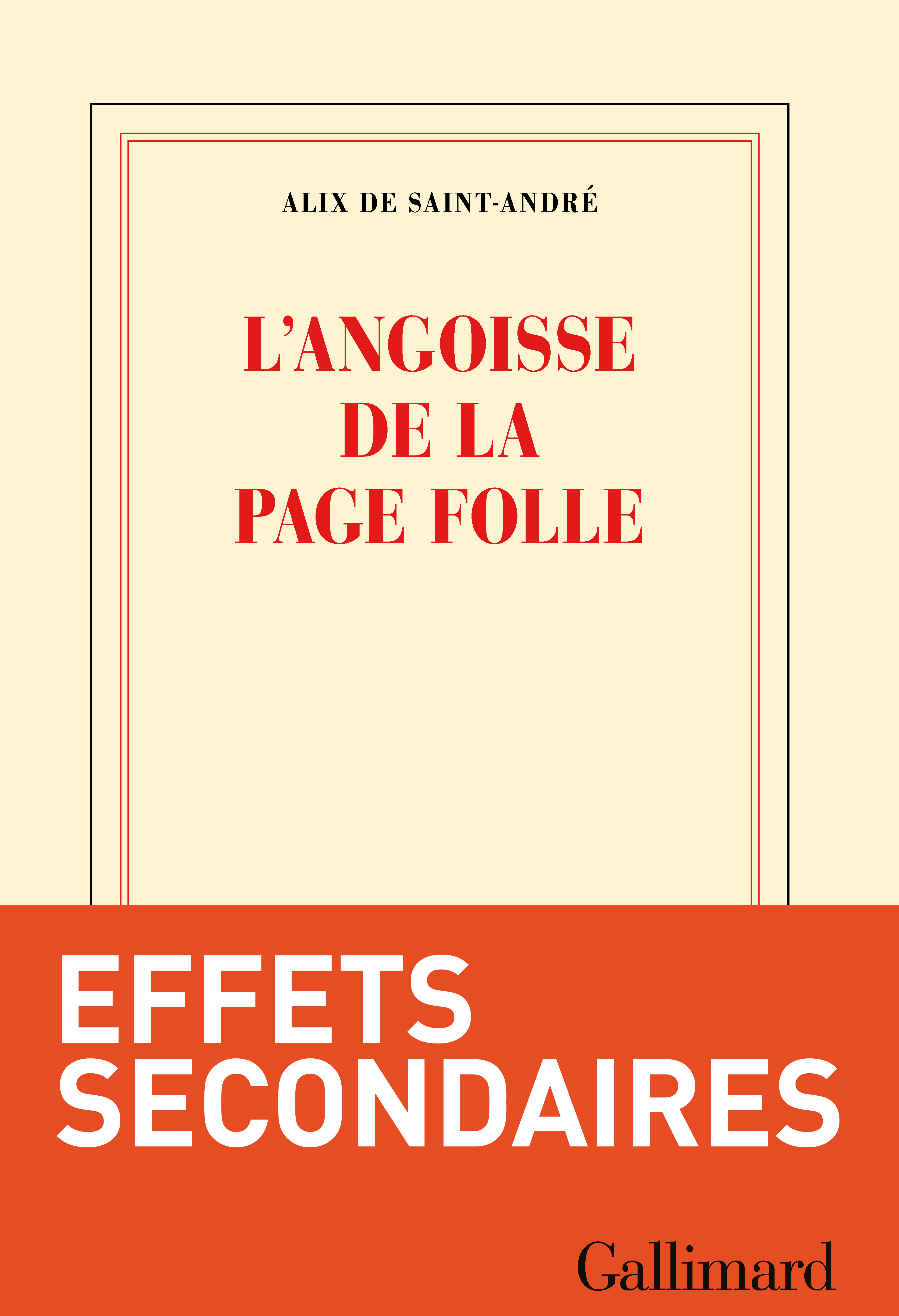 Les Pages De L Angoisse Ebook L'angoisse de la page folle par Alix de Saint-André - 7Switch