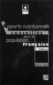 Livre numérique Apports nutritionnels conseillés pour la population française