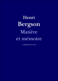 E-Book Matière et mémoire