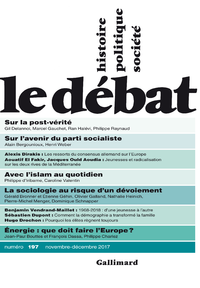 Livro digital Le Débat N° 197 (Novembre-Décembre 2017)