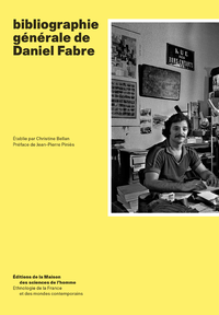 Livre numérique Bibliographie générale de Daniel Fabre