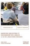 Livre numérique Variation linguistique et enseignement des langues
