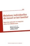 Livre numérique Relations individuelles de travail et fait familial