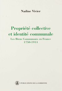Livre numérique Propriété collective et identité communale