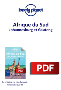 Livre numérique Afrique du Sud, Lesotho et Swaziland 11ed - Johannesburg et le Gauteng