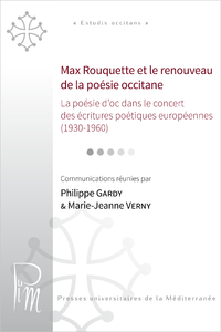 Livre numérique Max Rouquette et le renouveau de la poésie occitane