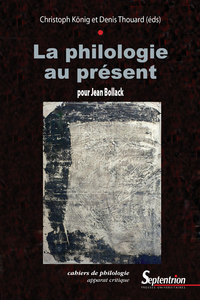 Livre numérique La philologie au présent