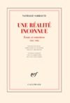 Livre numérique Une réalité inconnue. Essais et entretiens, 1956-1986