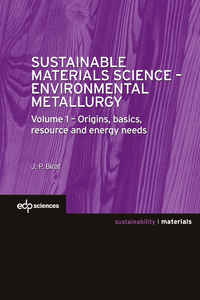 Libro electrónico Sustainable Materials Science - Environmental Metallurgy