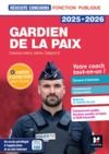 Livre numérique Réussite Concours - Gardien de la paix - 2025-2026- Préparation complète