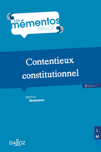 Electronic book Contentieux constitutionnel. 2e éd.