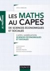 Livre numérique Les maths au CAPES de Sciences économiques et sociales