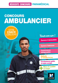 Livre numérique Réussite Concours - Ambulancier - Concours d'entrée - Préparation complète