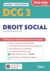 Livre numérique DCG 3 - Droit social : Manuel et Applications 2023-2024