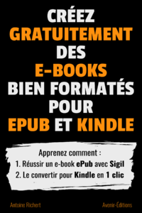 Livre numérique Créez gratuitement des e-books bien formatés pour ePub et Kindle