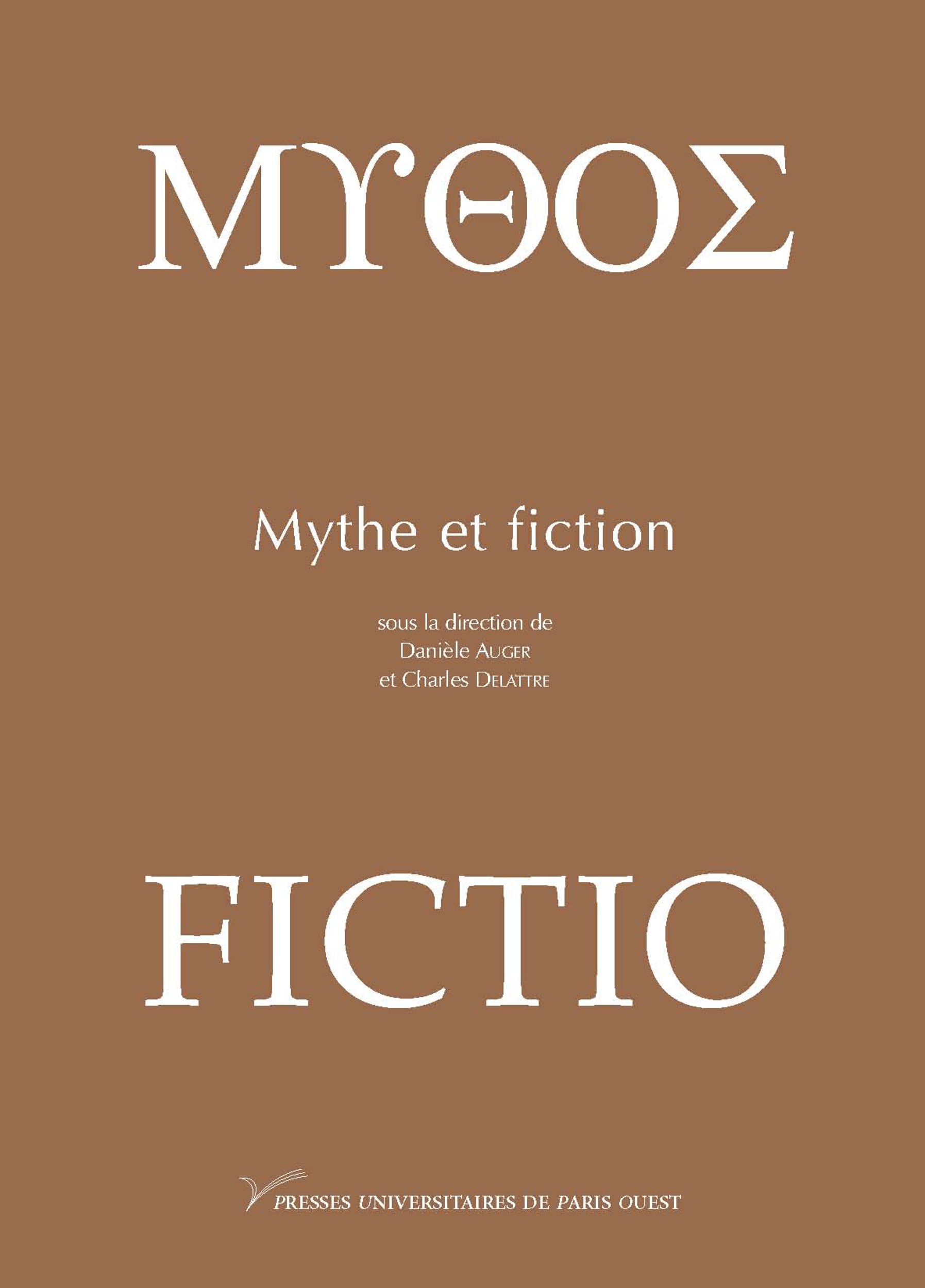 Ebook Mythe et fiction