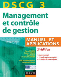 Livre numérique DSCG 3 - Management et contrôle de gestion - 2e éd.