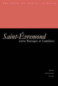 Livre numérique Entre Baroque et Lumières : Saint-Évremond (1614-1703)