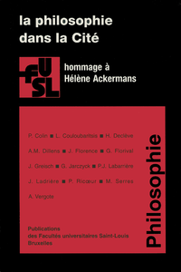 Livre numérique La philosophie dans la Cité