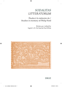 Livre numérique Sodalitas litteratorum: le compagnonnage littéraire néo-latin et français à la Renaissance