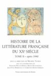 Livre numérique Histoire de la littérature française du XXe siècle, t. II