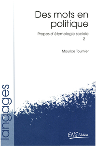 Livre numérique Propos d’étymologie sociale. Tome 2