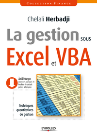 Livre numérique La gestion sous Excel et VBA