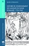 Livro digital Histoire de l'enseignement des langues en Suisse romande 1725-1945