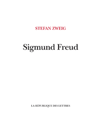Livre numérique Sigmund Freud