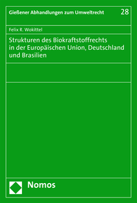 Livre numérique Strukturen des Biokraftstoffrechts in der Europäischen Union, Deutschland und Brasilien