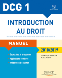 Libro electrónico DCG 1 - Introduction au droit - 12e éd.