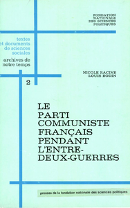 Livre numérique Le parti communiste français pendant l'entre-deux-guerres