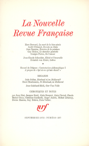 Livre numérique La Nouvelle Revue Française N° 237