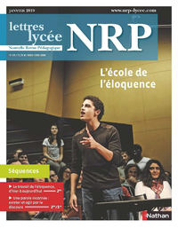 Livre numérique Séquence pédagogique " L'école de l'éloquence" - NRP Lycée - 2nd, 1ere, Tle (Format PDF)