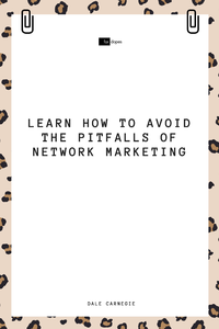 Livre numérique Learn How to Avoid the Pitfalls of Network Marketing