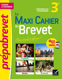 Livre numérique Le Maxi Cahier du Brevet - Prépabrevet - Brevet 2024