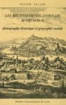 Electronic book Les Recensements lyonnais de 1597 et 1636