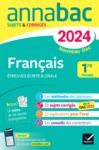 Electronic book Annales du bac Annabac 2024 Français 1re technologique (bac de français écrit & oral)