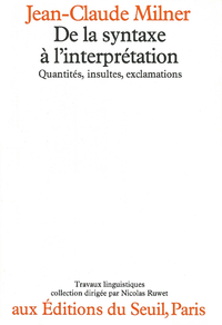 E-Book De la syntaxe à l'interprétation - Quantités, insultes, exclamations