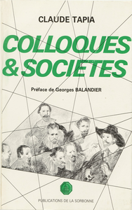 Electronic book Colloques & sociétés