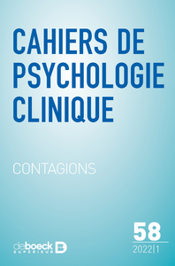 Livre numérique Cahiers de psychologie clinique n° 58