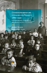 Livre numérique L'enseignement de l'italien en France (1880-1940)