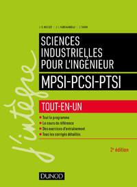 Livre numérique Sciences industrielles pour l'ingénieur MPSI-PCSI-PTSI - 2e éd.