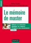 Electronic book Le mémoire de master - 5e éd.